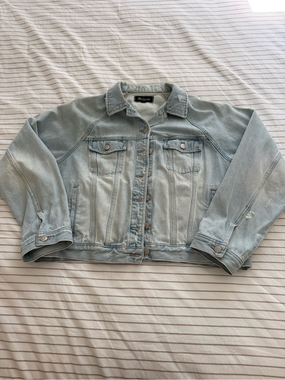 Madewell Light Blue Denim Jacket